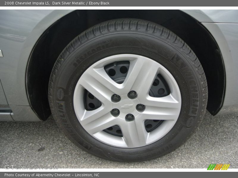 Dark Silver Metallic / Ebony Black 2008 Chevrolet Impala LS