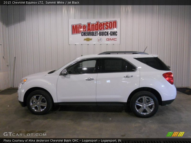 Summit White / Jet Black 2015 Chevrolet Equinox LTZ