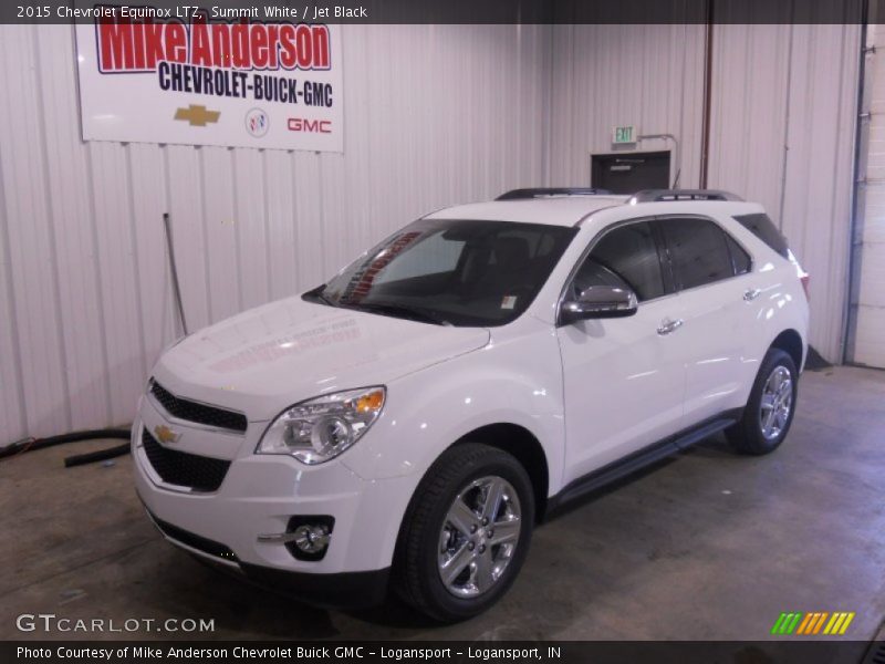 Summit White / Jet Black 2015 Chevrolet Equinox LTZ