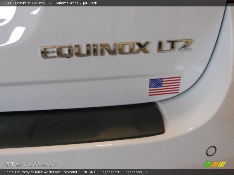 Summit White / Jet Black 2015 Chevrolet Equinox LTZ