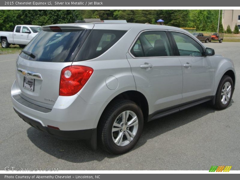 Silver Ice Metallic / Jet Black 2015 Chevrolet Equinox LS