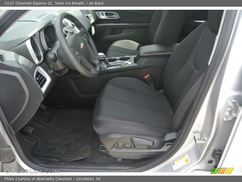 Silver Ice Metallic / Jet Black 2015 Chevrolet Equinox LS