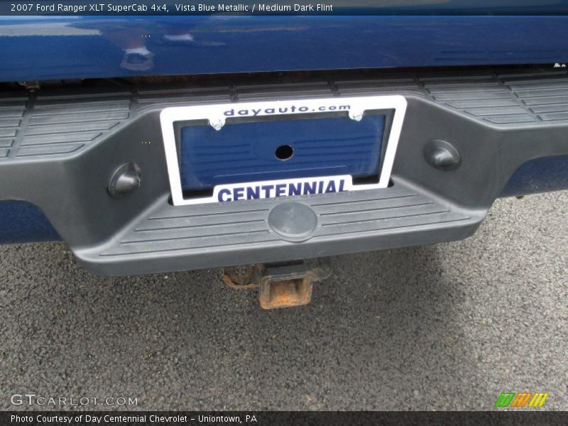 Vista Blue Metallic / Medium Dark Flint 2007 Ford Ranger XLT SuperCab 4x4