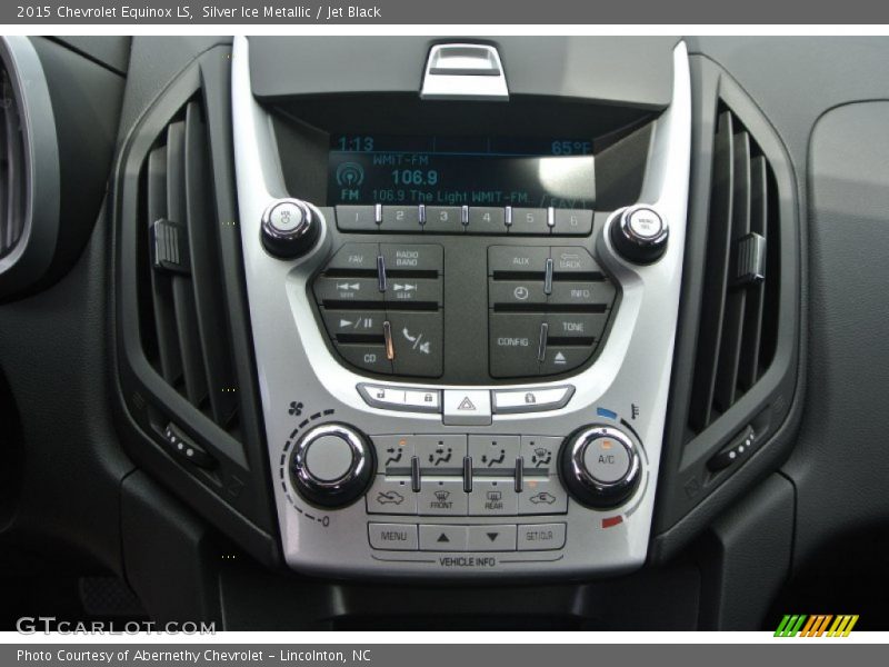 Silver Ice Metallic / Jet Black 2015 Chevrolet Equinox LS
