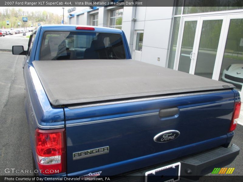 Vista Blue Metallic / Medium Dark Flint 2007 Ford Ranger XLT SuperCab 4x4