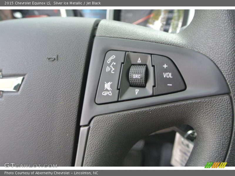 Silver Ice Metallic / Jet Black 2015 Chevrolet Equinox LS