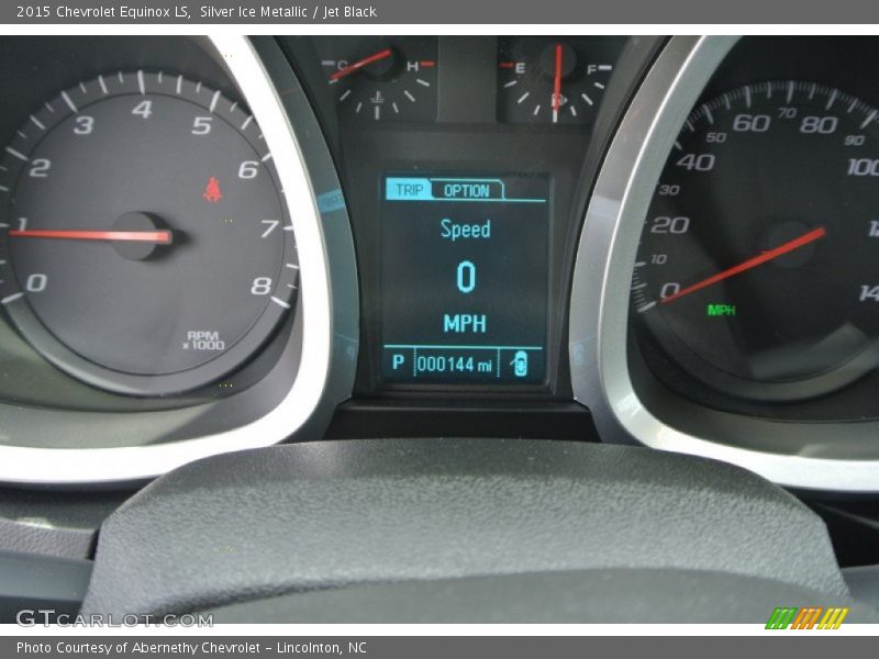 Silver Ice Metallic / Jet Black 2015 Chevrolet Equinox LS