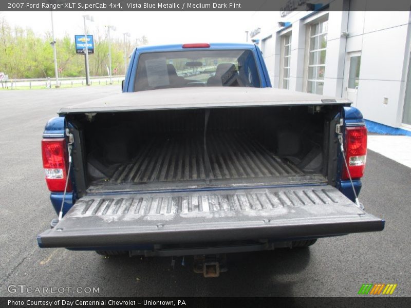 Vista Blue Metallic / Medium Dark Flint 2007 Ford Ranger XLT SuperCab 4x4
