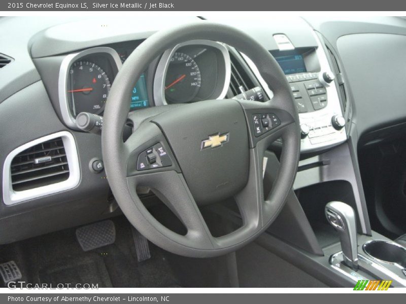 Silver Ice Metallic / Jet Black 2015 Chevrolet Equinox LS