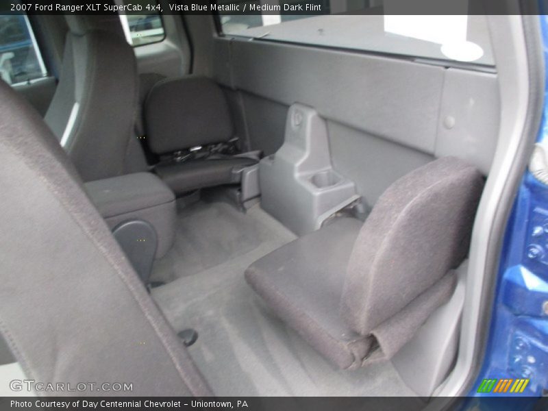Vista Blue Metallic / Medium Dark Flint 2007 Ford Ranger XLT SuperCab 4x4
