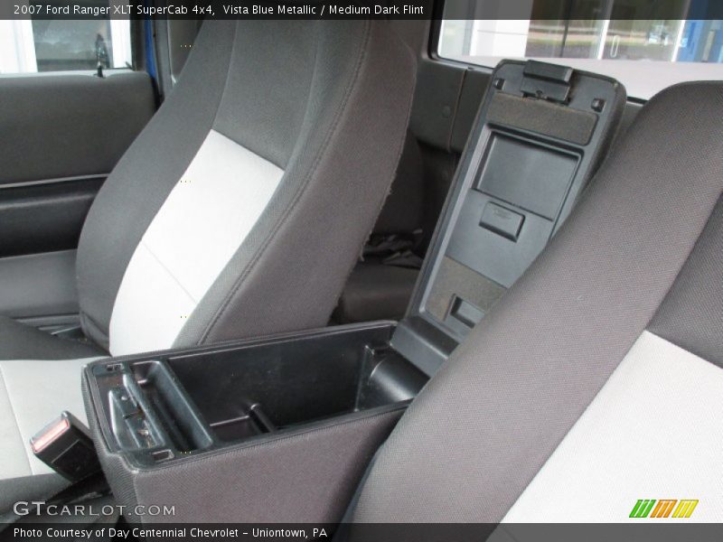 Vista Blue Metallic / Medium Dark Flint 2007 Ford Ranger XLT SuperCab 4x4