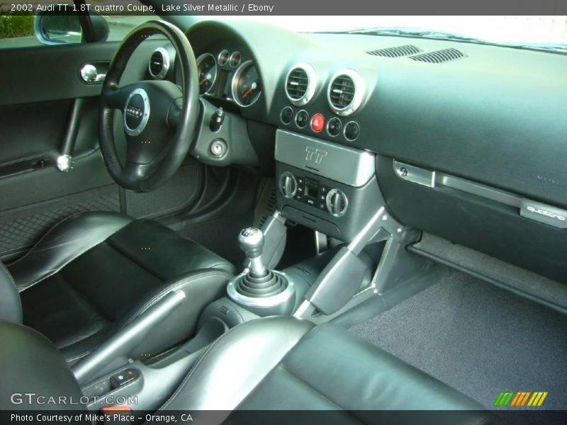 Lake Silver Metallic / Ebony 2002 Audi TT 1.8T quattro Coupe