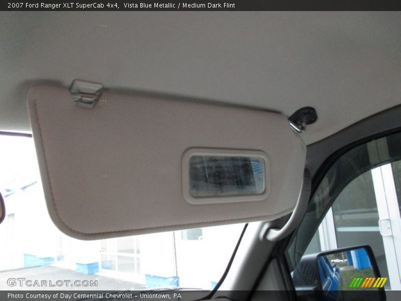 Vista Blue Metallic / Medium Dark Flint 2007 Ford Ranger XLT SuperCab 4x4