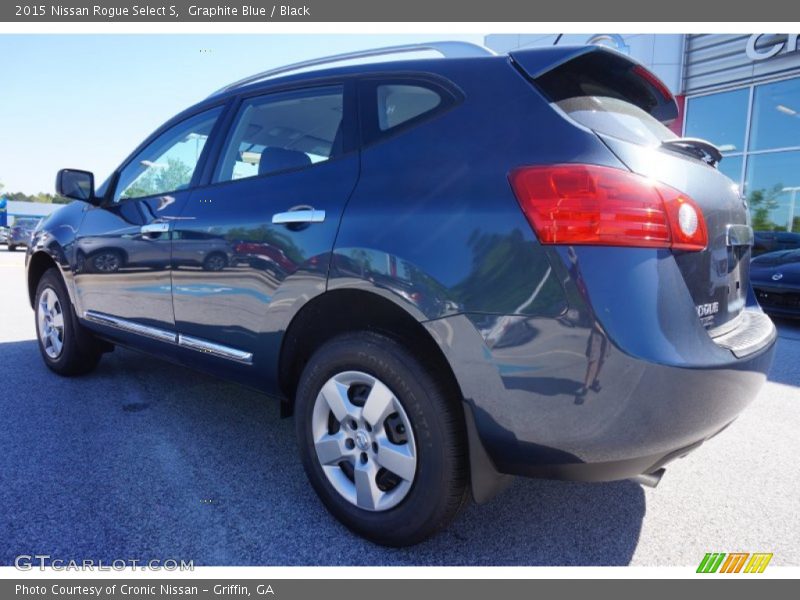 Graphite Blue / Black 2015 Nissan Rogue Select S