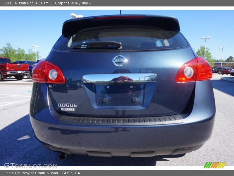 Graphite Blue / Black 2015 Nissan Rogue Select S