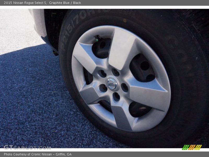 Graphite Blue / Black 2015 Nissan Rogue Select S