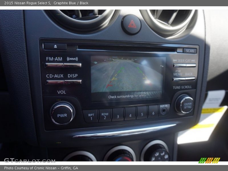 Graphite Blue / Black 2015 Nissan Rogue Select S