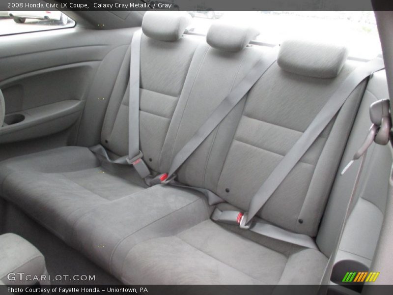 Galaxy Gray Metallic / Gray 2008 Honda Civic LX Coupe