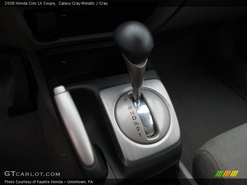 Galaxy Gray Metallic / Gray 2008 Honda Civic LX Coupe
