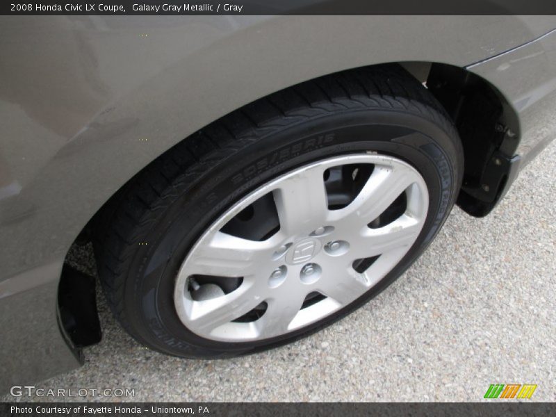 Galaxy Gray Metallic / Gray 2008 Honda Civic LX Coupe