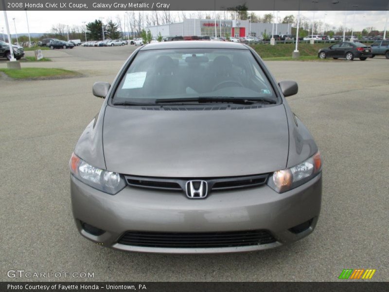 Galaxy Gray Metallic / Gray 2008 Honda Civic LX Coupe