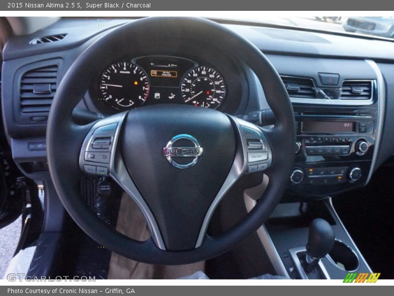 Super Black / Charcoal 2015 Nissan Altima 2.5 S