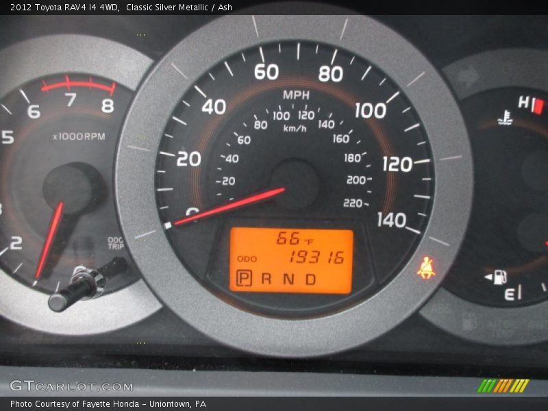Classic Silver Metallic / Ash 2012 Toyota RAV4 I4 4WD