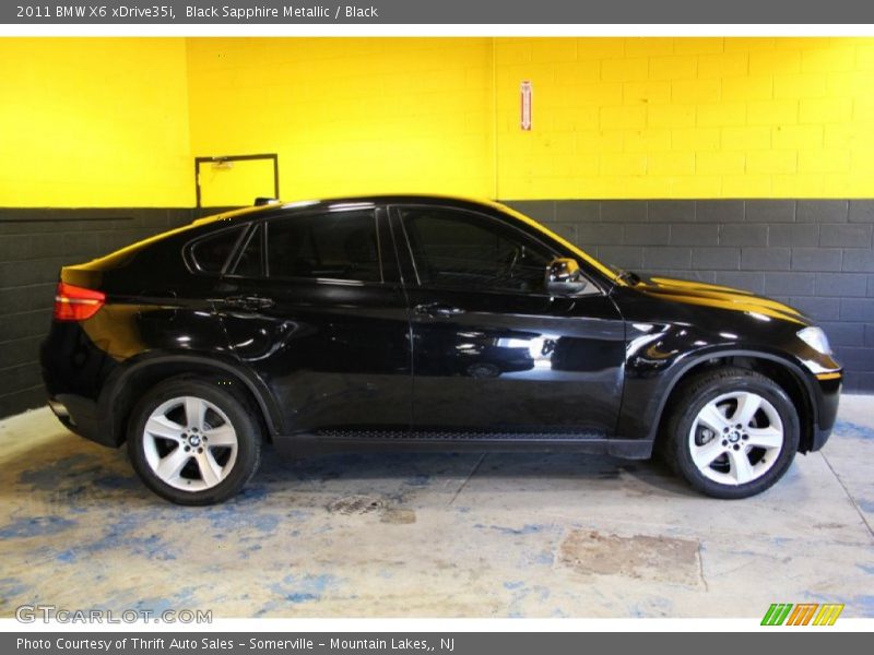 Black Sapphire Metallic / Black 2011 BMW X6 xDrive35i