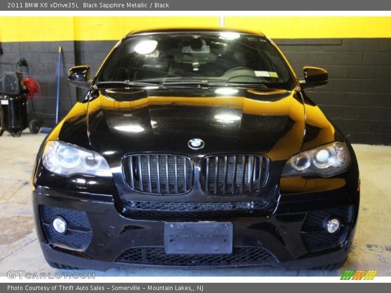 Black Sapphire Metallic / Black 2011 BMW X6 xDrive35i