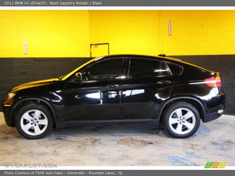 Black Sapphire Metallic / Black 2011 BMW X6 xDrive35i
