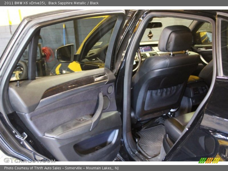 Black Sapphire Metallic / Black 2011 BMW X6 xDrive35i