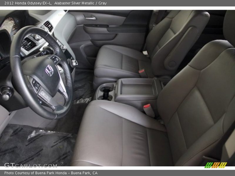 Alabaster Silver Metallic / Gray 2012 Honda Odyssey EX-L