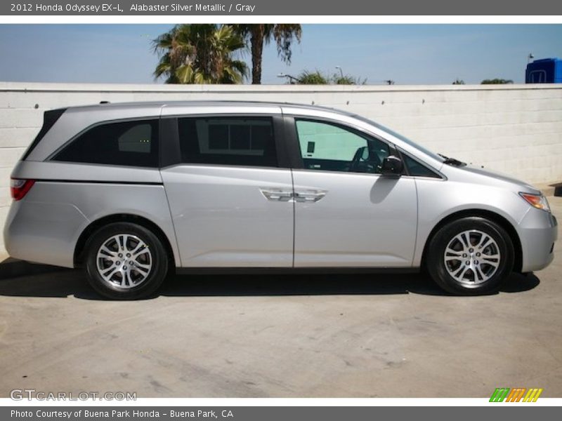 Alabaster Silver Metallic / Gray 2012 Honda Odyssey EX-L