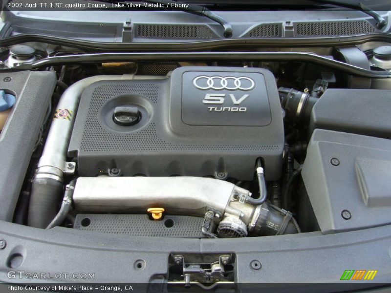 Lake Silver Metallic / Ebony 2002 Audi TT 1.8T quattro Coupe