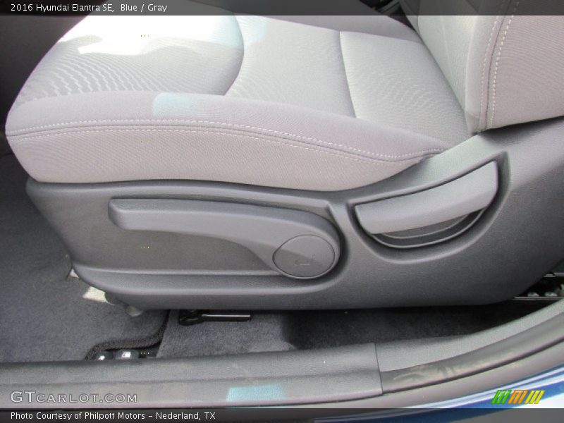 Blue / Gray 2016 Hyundai Elantra SE