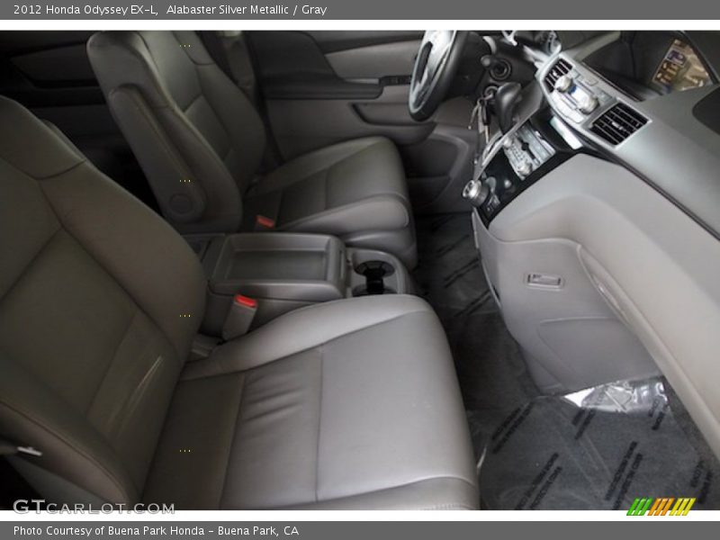 Alabaster Silver Metallic / Gray 2012 Honda Odyssey EX-L