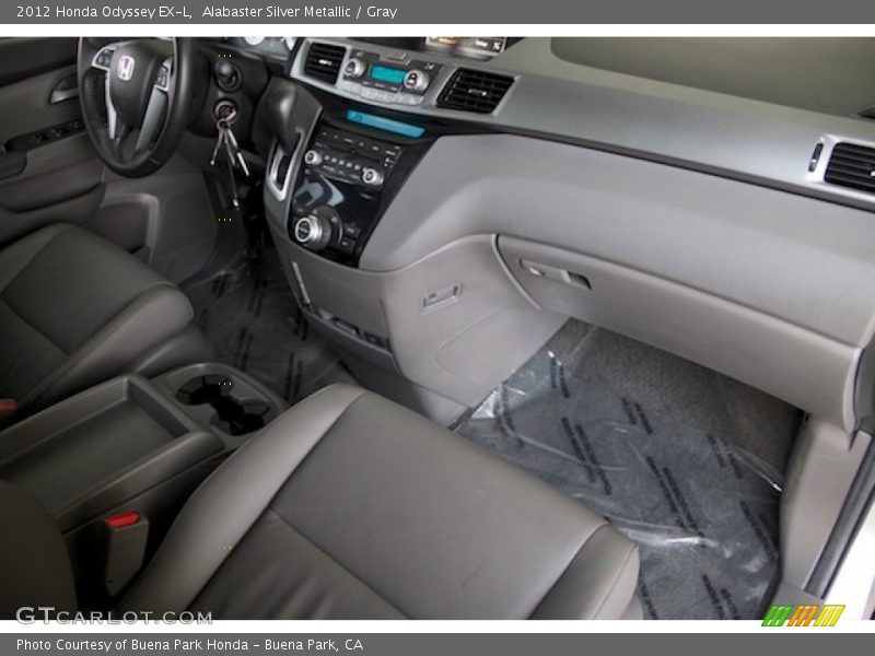 Alabaster Silver Metallic / Gray 2012 Honda Odyssey EX-L