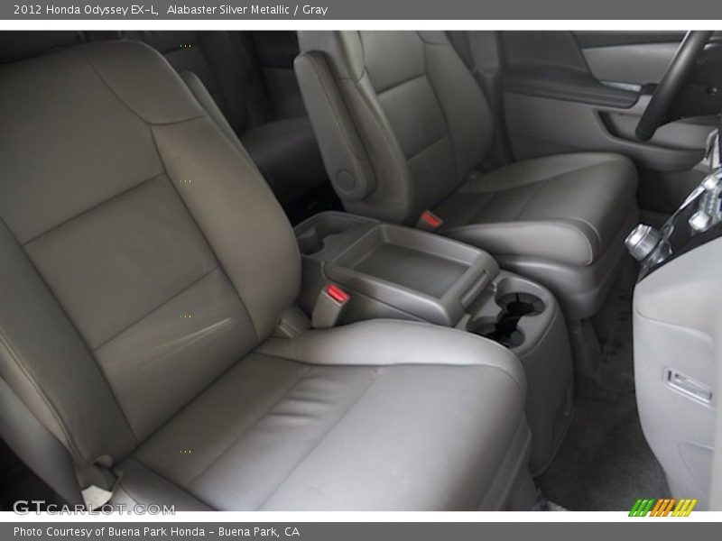 Alabaster Silver Metallic / Gray 2012 Honda Odyssey EX-L