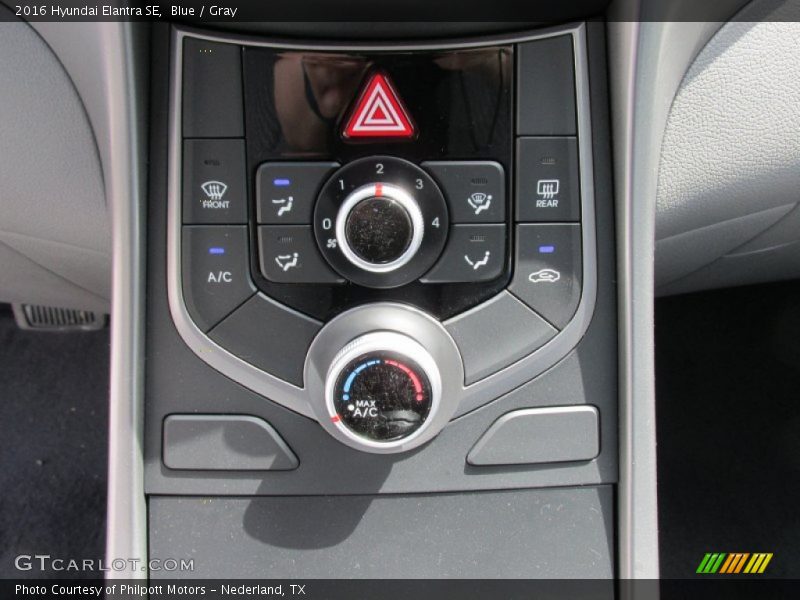Blue / Gray 2016 Hyundai Elantra SE