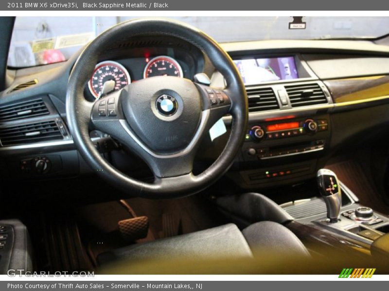 Black Sapphire Metallic / Black 2011 BMW X6 xDrive35i