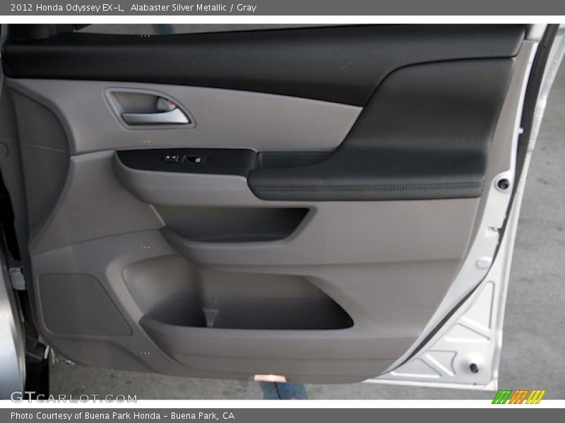 Alabaster Silver Metallic / Gray 2012 Honda Odyssey EX-L