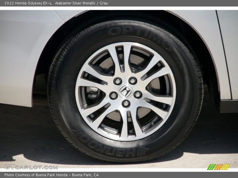 Alabaster Silver Metallic / Gray 2012 Honda Odyssey EX-L