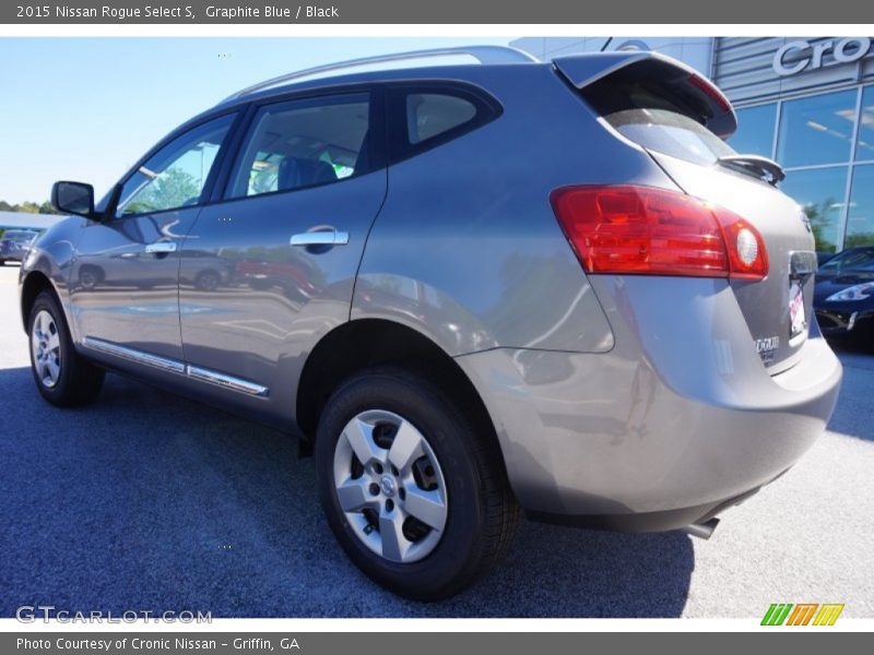 Graphite Blue / Black 2015 Nissan Rogue Select S