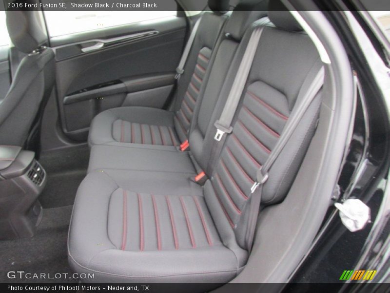 Rear Seat of 2016 Fusion SE