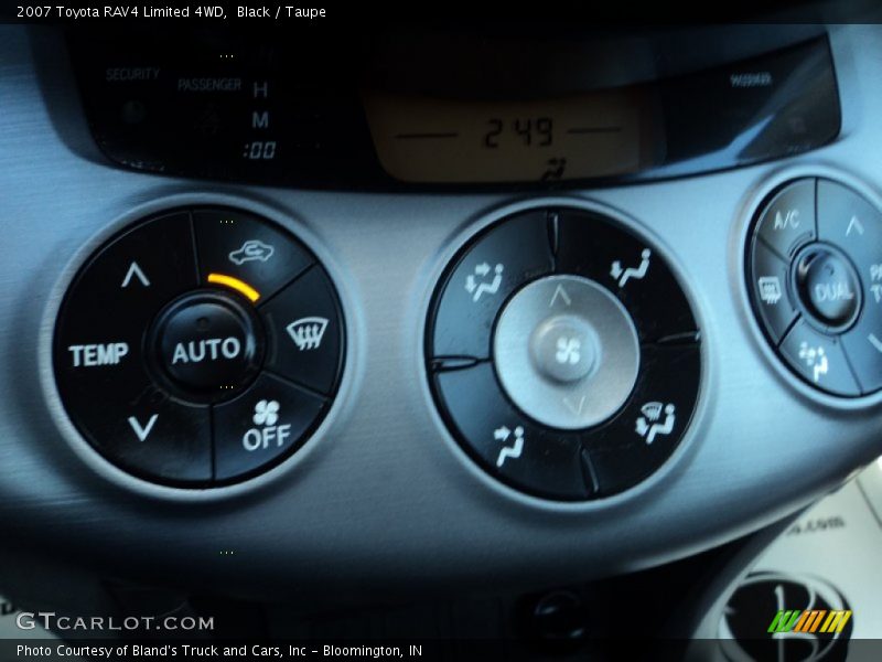 Black / Taupe 2007 Toyota RAV4 Limited 4WD