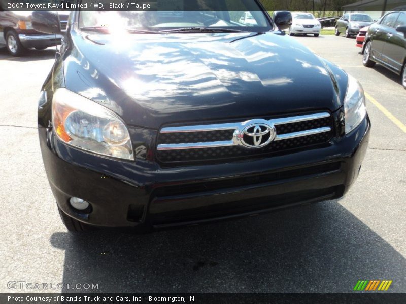 Black / Taupe 2007 Toyota RAV4 Limited 4WD