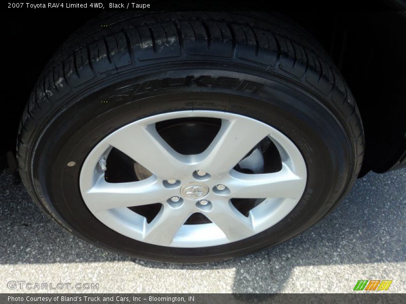 Black / Taupe 2007 Toyota RAV4 Limited 4WD