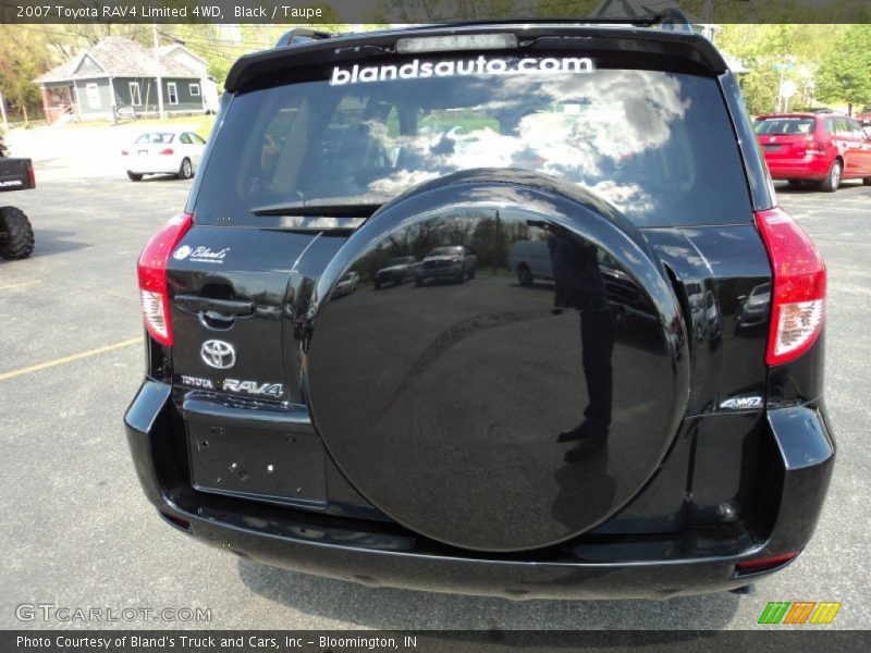 Black / Taupe 2007 Toyota RAV4 Limited 4WD