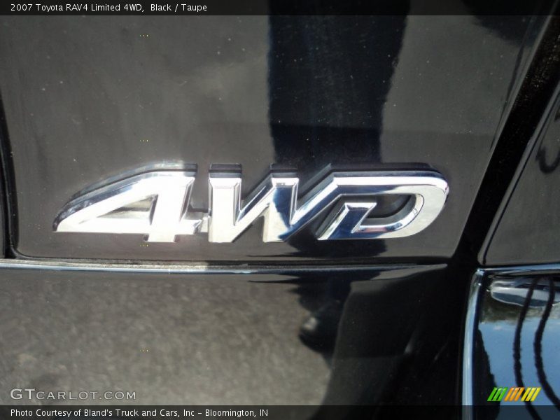 Black / Taupe 2007 Toyota RAV4 Limited 4WD