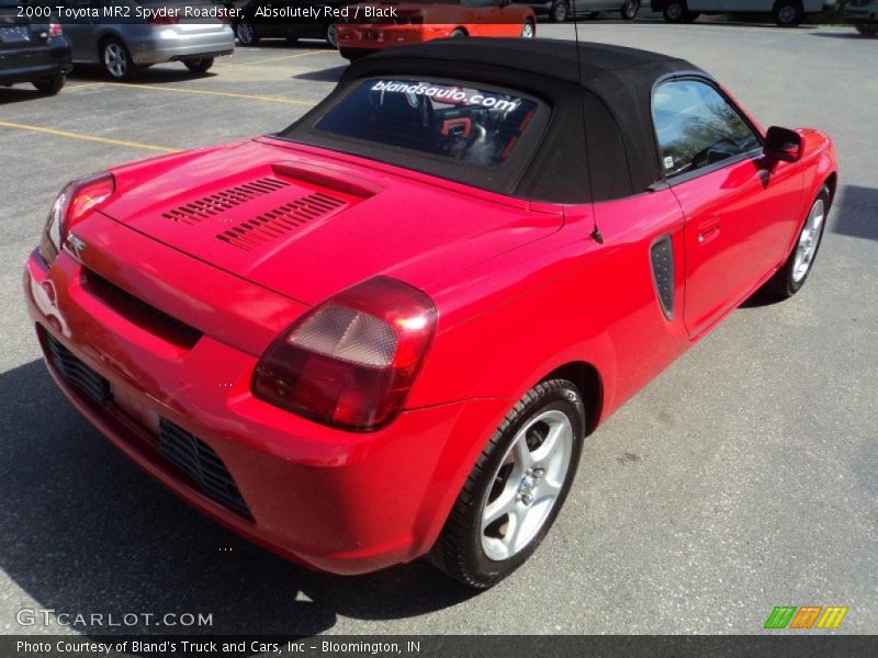 Absolutely Red / Black 2000 Toyota MR2 Spyder Roadster